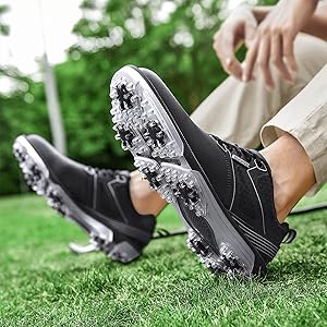1piu1uguale3 - LUKESAKMPLUS GOLF M 未使用品　黒　M上下 Amazon.com | ULTIANT Men's Golf Shoes Fixed Nailless Sole